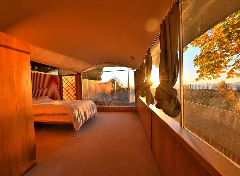 Bedroom with coastal outlook