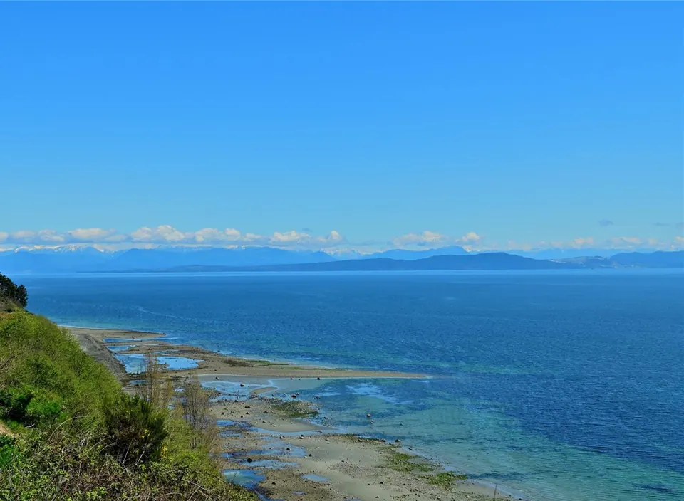 Ocean and mountain panorama